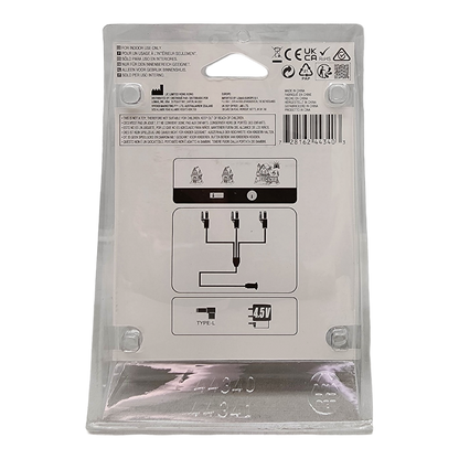 Lemax Power Expansion Cable - Type L to Type U - 3 Head - White
