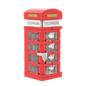 UK Phone Box Set - Brick Building Set - Made Using LEGO® Parts