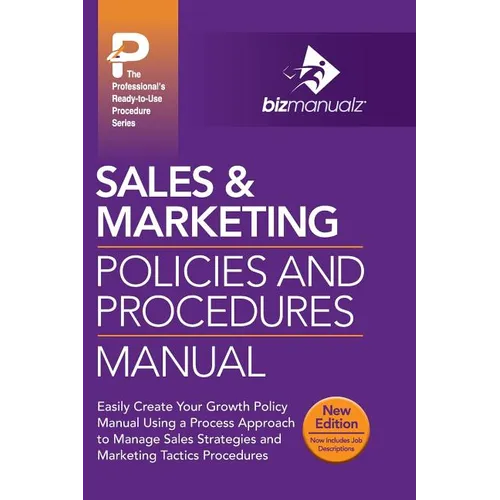Sales & Marketing Policies and Procedures Manual - Hardcover