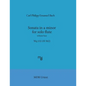 Sonata in a minor for solo flute without bass Wq 132 (H 562) (MDB Urtext) - Paperback