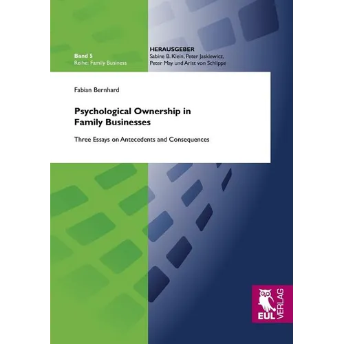 Psychological Ownership in Family Businesses - Paperback
