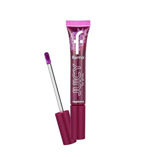 Flormar Juicy Lip Gloss 001 Raspberry - Shiny, Colored Lips with Raspberry Flavor