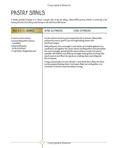 It's a Wonderful Life: The Official Bailey Family Cookbook
