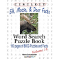 Circle It, Elk, Moose, and Deer Facts, Word Search, Puzzle Book - Paperback