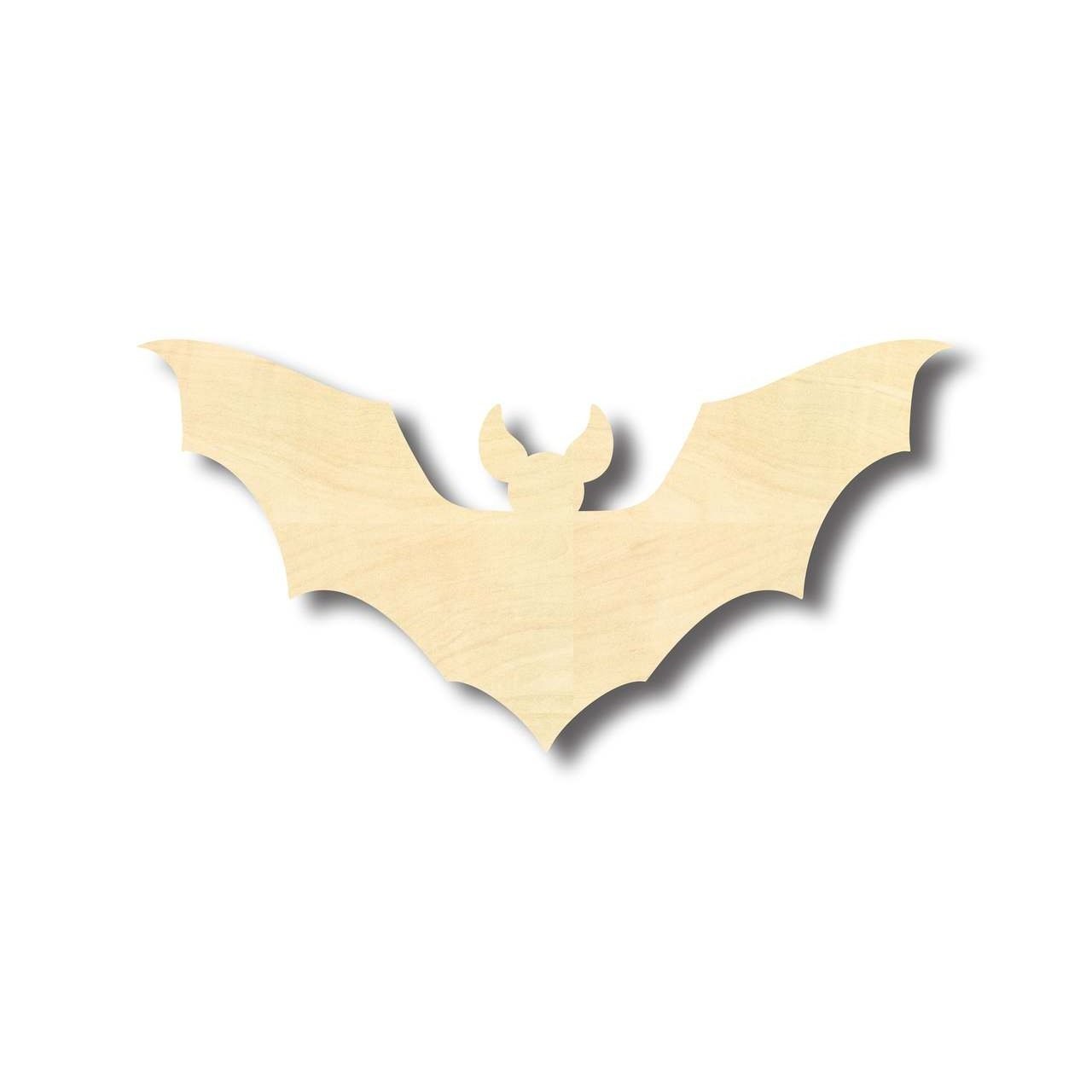 Unfinished Wood Bat Shape - Animal - Wildlife - Craft - up to 46" DIY