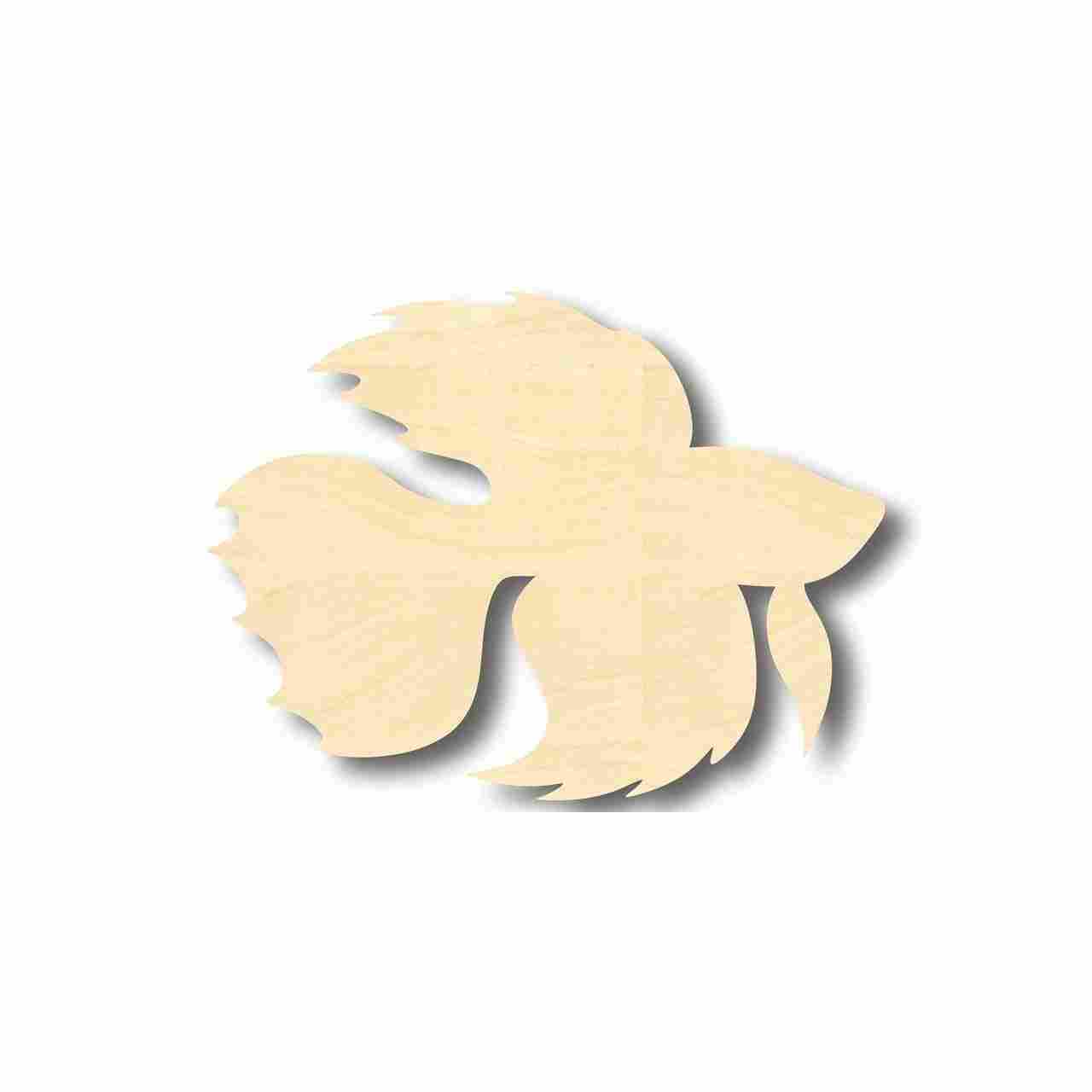 Unfinished Wood Beta Fish Pet Shape - Ocean - Aquarium - Craft - up to 46" DIY