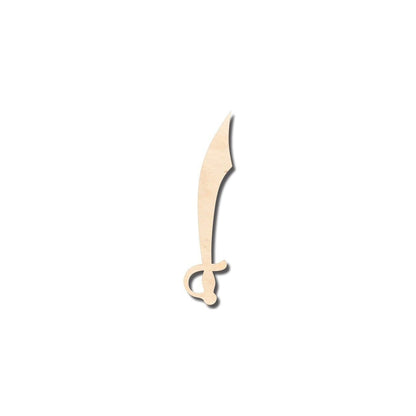 Unfinished Wood Cutlass Shape - Pirates - Craft - up to 46" DIY