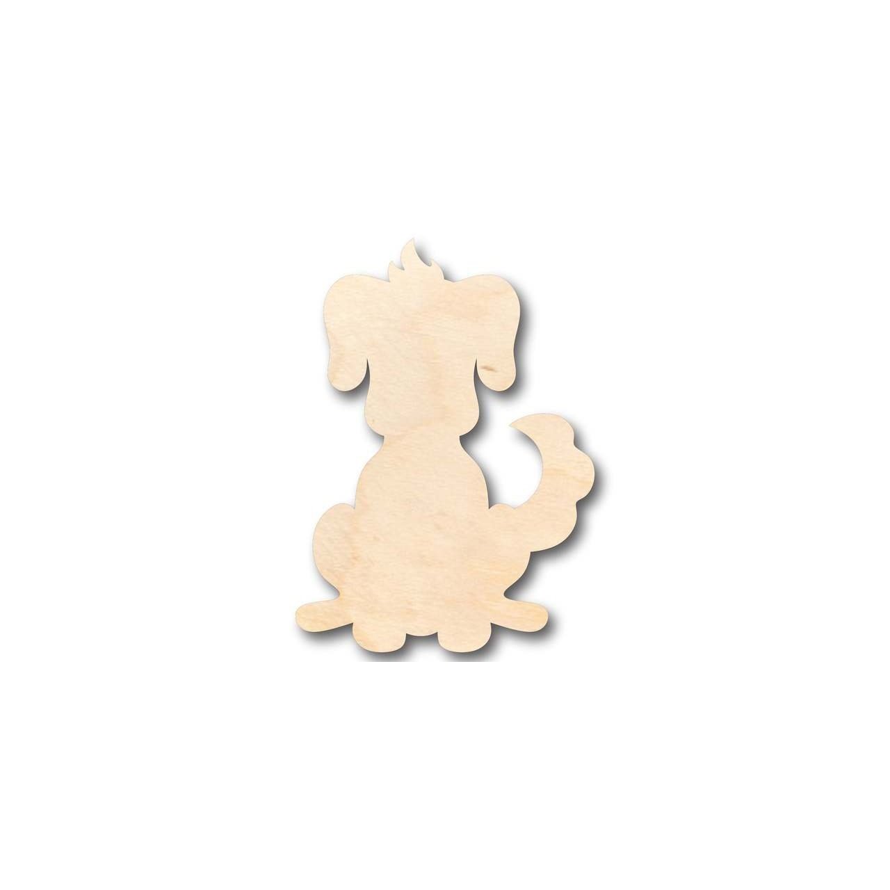 Unfinished Wood Dog Shape - Animal - Pet - Craft - up to 46" DIY