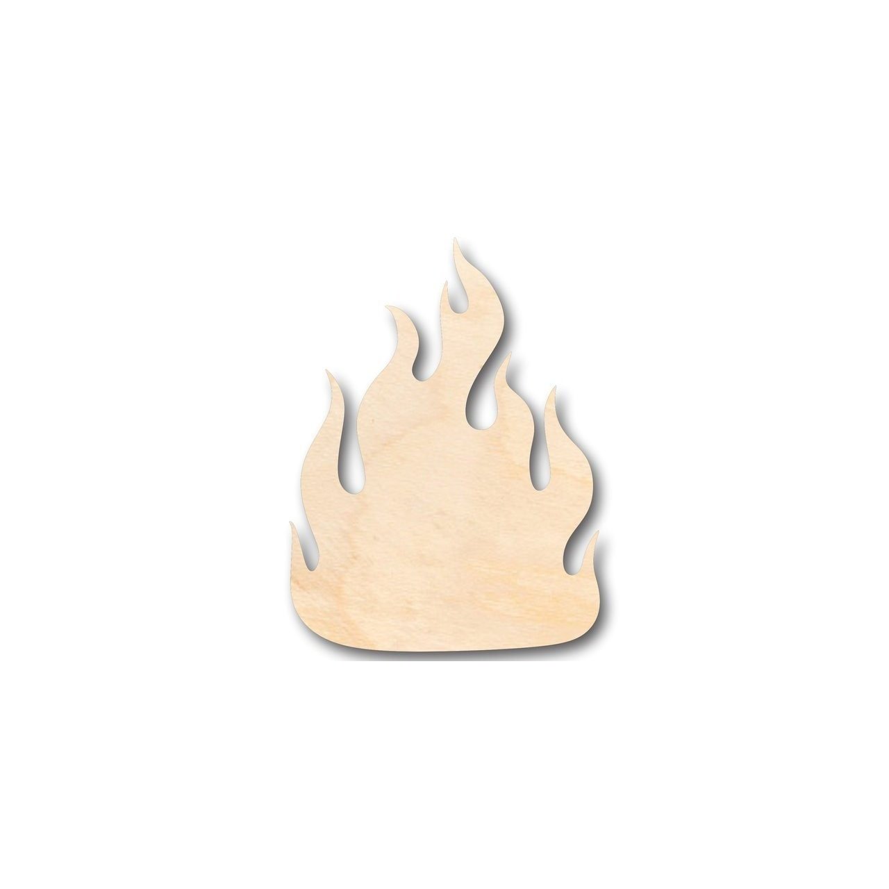 Unfinished Wood Fire Shape - Firefighter - Craft - up to 46" DIY