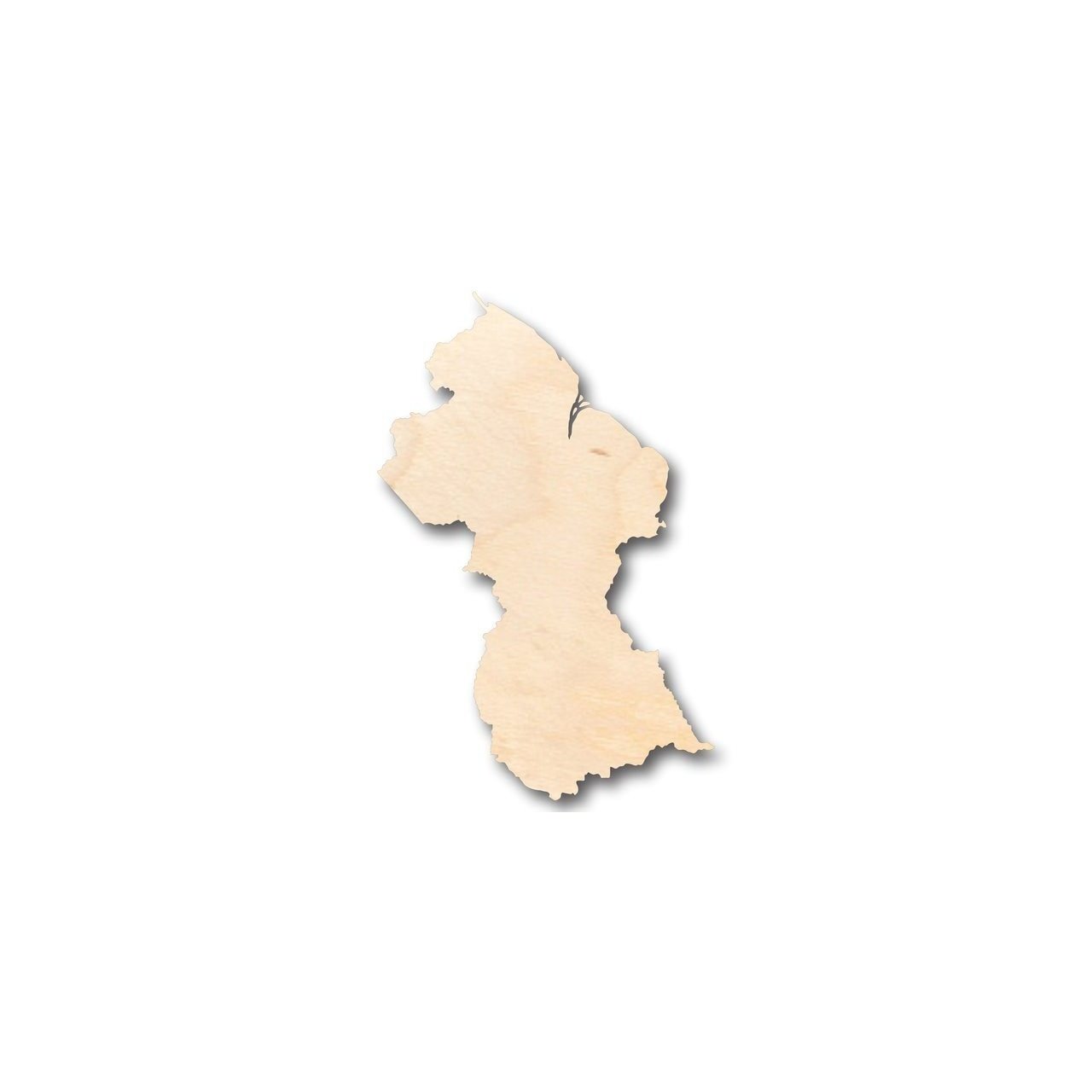 Unfinished Wood Guyana Shape - Country - Craft - up to 46" DIY
