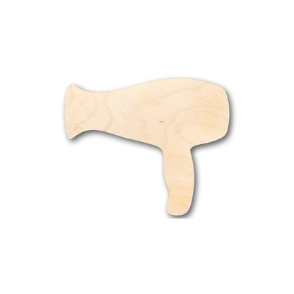 Unfinished Wood Hair Dryer Shape - Salon - Craft - up to 46" DIY