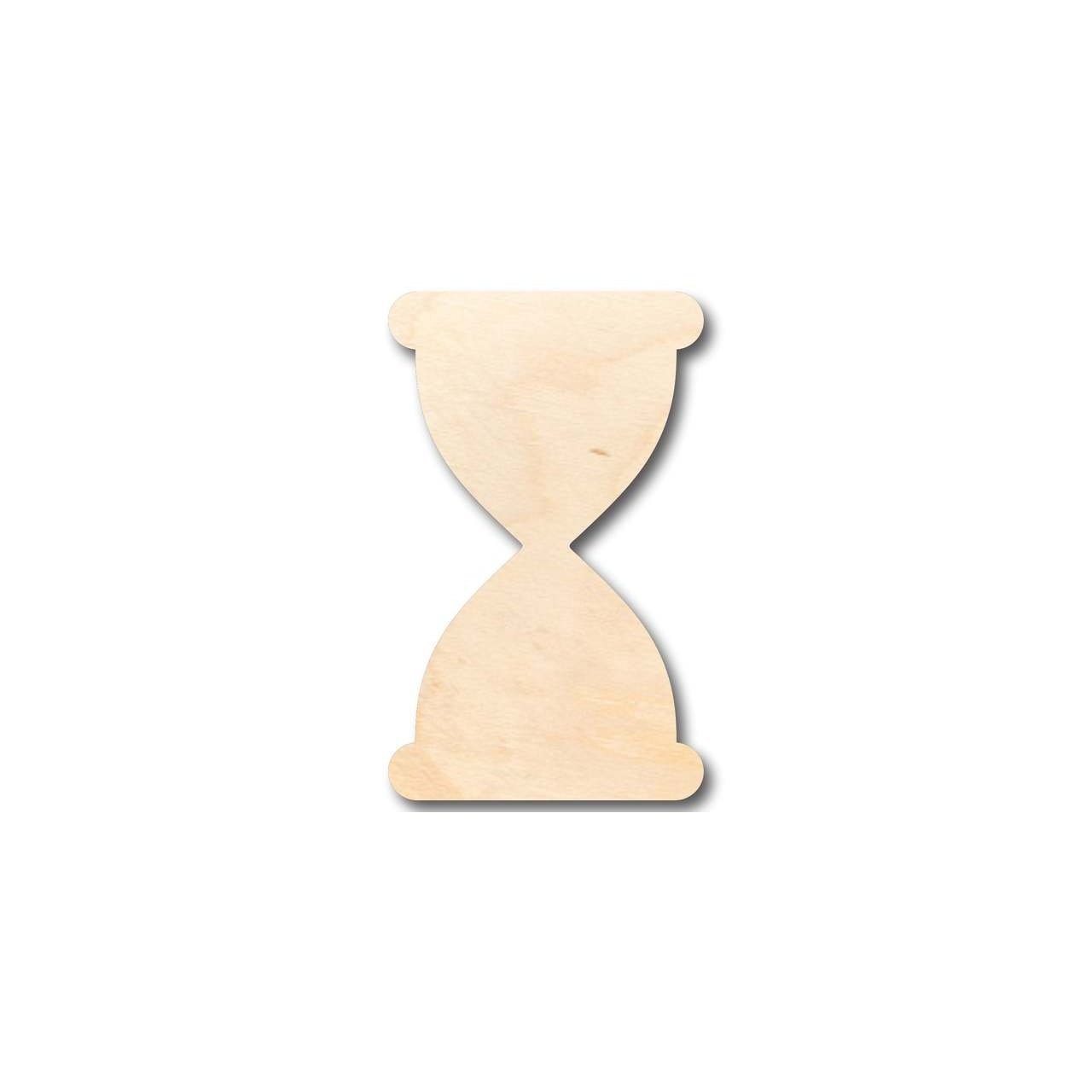 Unfinished Wood Hourglass Shape - Craft - up to 46" DIY