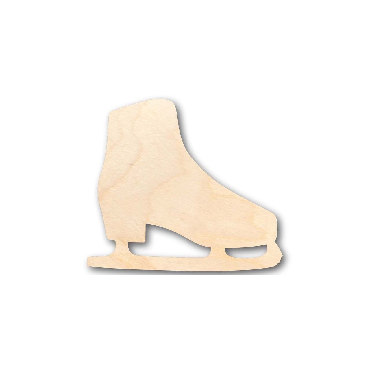Unfinished Wood Ice Skate Shape - Winter - Craft - up to 46" DIY