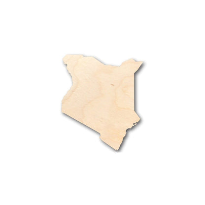 Unfinished Wood Kenya Shape - Country - Craft - up to 46" DIY