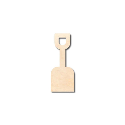 Unfinished Wood Kids Sand Shovel Shape - Ocean - Beach - Nursery - Craft - up to 46" DIY