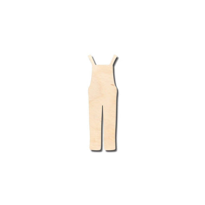 Unfinished Wood Overalls Shape - Farm - Craft - up to 46" DIY