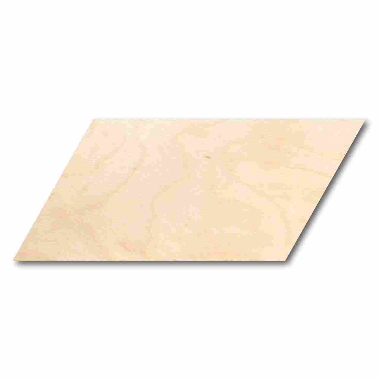 Unfinished Wood Parallelogram Shape - Craft - up to 46" DIY