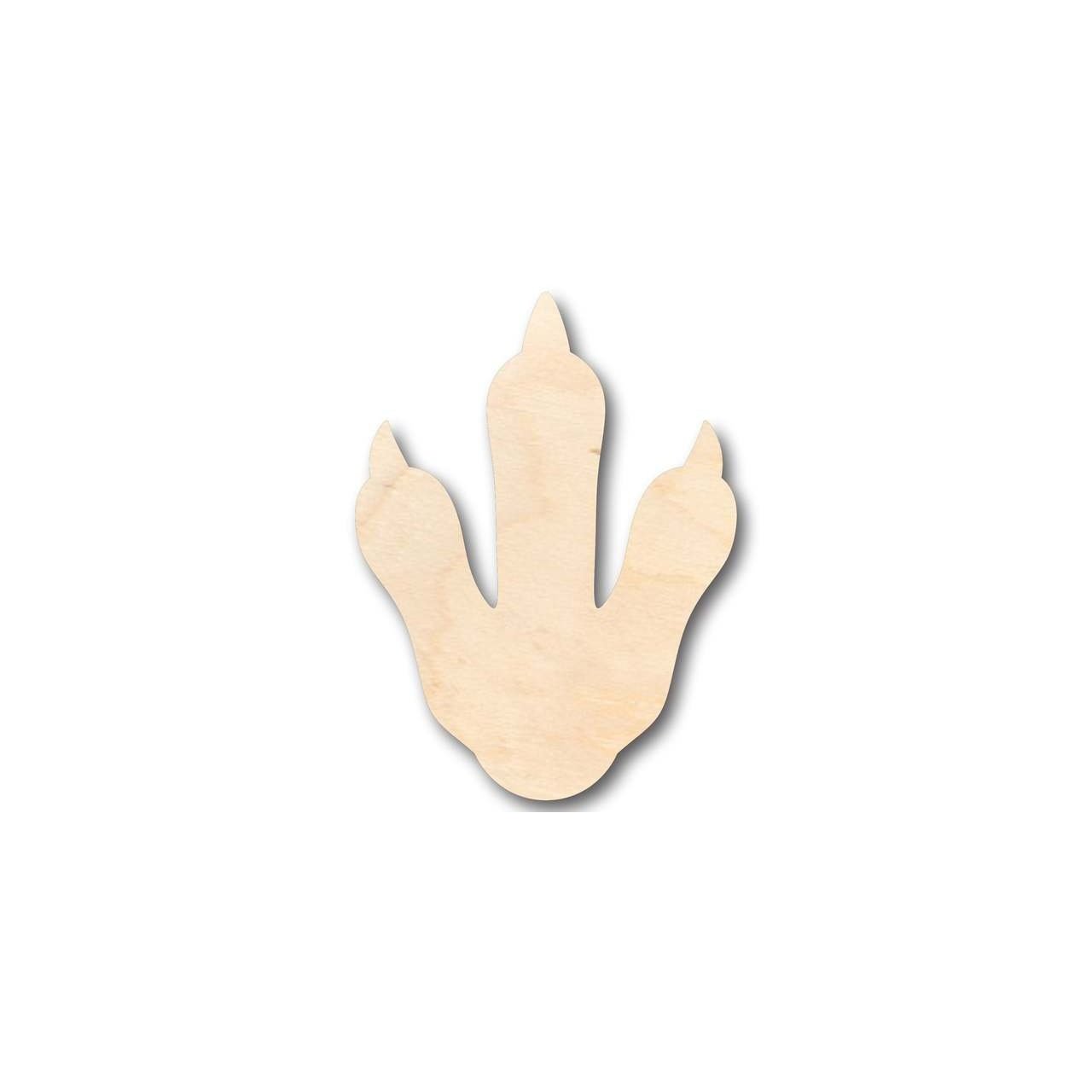 Unfinished Wood Penguin Foot Shape - Craft - up to 46" DIY