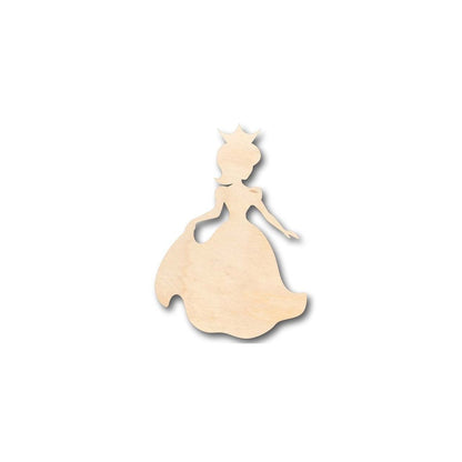 Unfinished Wood Princess Shape - Royalty - Craft - up to 46" DIY