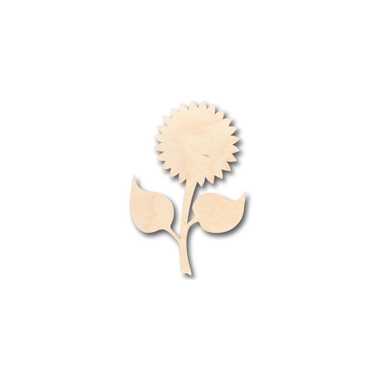 Unfinished Wood Sunflower Shape - Garden - Flower - Craft - up to 46" DIY