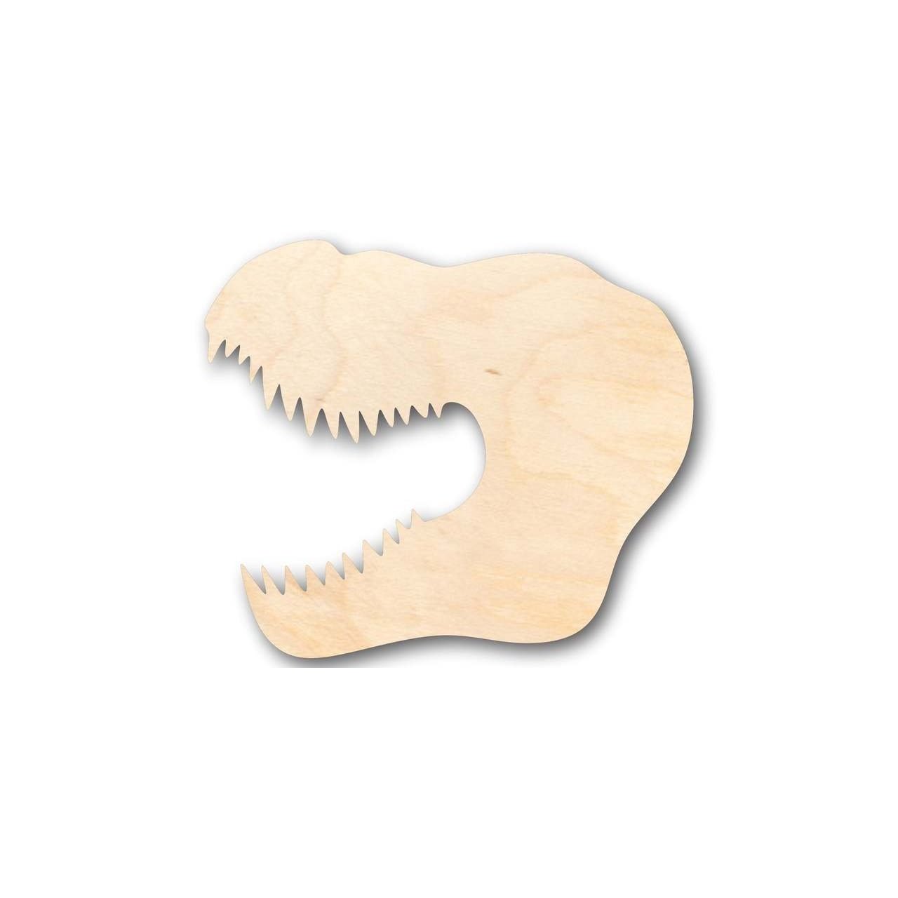 Unfinished Wood T-Rex Head Shape - Jurassic Park - Dinosaur - Craft - up to 46" DIY