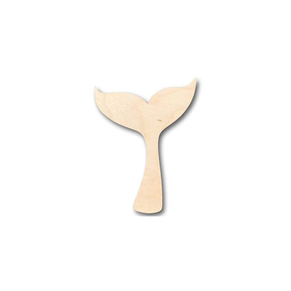 Unfinished Wood Whale Tail Shape - Ocean - Nursery - Craft - up to 46" DIY