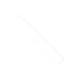 Rustic Taper Dinner Candle - 7 Inch White