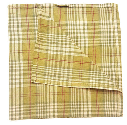 April Cornell Holly Checks Napkin