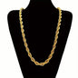 European Classic Twist Necklace Rope Chain