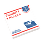 United Studs Postal Service Envelope -  Custom Printed Using LEGO® Parts - (2 x 2 Tile)