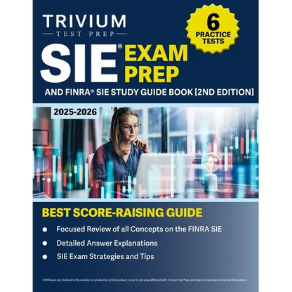 SIE Exam Prep 2025-2026: 6 Practice Tests and FINRA SIE Study Guide Book [2nd Edition] - Paperback