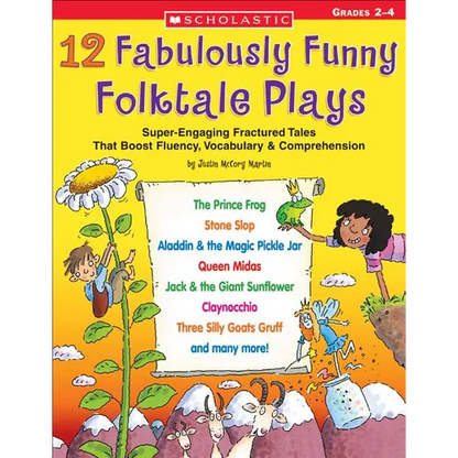 12 Fabulously Funny Folktale Plays: Boost Fluency, Vocabulary, and Comprehension! - Paperback