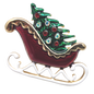 Enamel Finish Pin - Sleigh