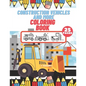 Construction Vehicles And More Coloring Book: For Kids, Toddlers, Preschool Boys, Girls, Filled Dump Trucks, Diggers, Tractor, Crane, Bulldozers - Paperback