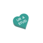"UR A STUD" Conversation Candy Heart - Custom Printed 1x1 tile - Made Using a LEGO® Part