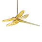 Egyptian Glass Dragonfly Ornament - Yellow