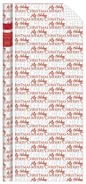 Traditional Roll Wrap - 40" x 288" - Christmas Text