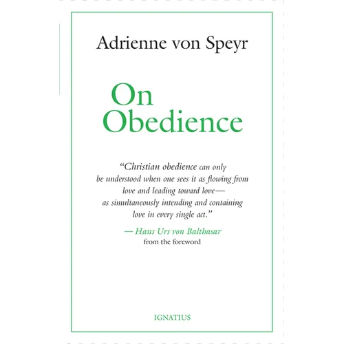 On Obedience - Paperback