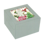 Square Cookie Box Silver