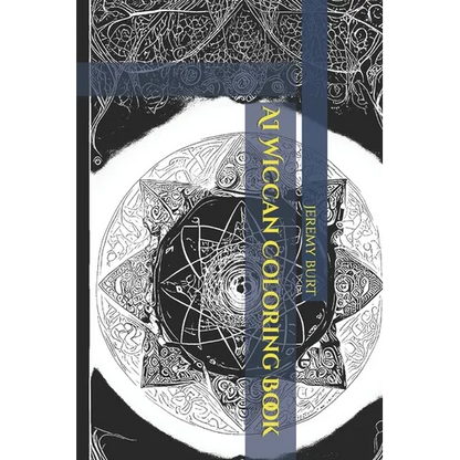 AI Wiccan Coloring Book - Paperback