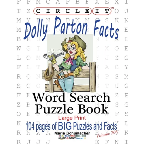 Circle It, Dolly Parton Facts, Word Search, Puzzle Book - Paperback