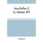 Fouse Brothers & Co.'S Almanac 1874 - Paperback