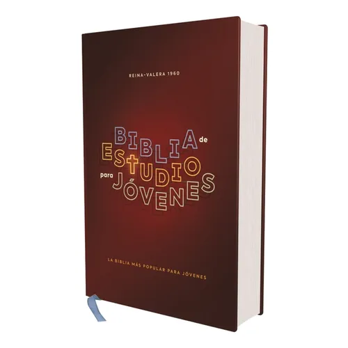 Rvr60, Biblia de Estudio Para Jóvenes Adolescentes, Tapa Dura, Palabras de Jesús En Rojo, Comfort Print - Hardcover