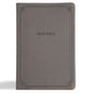 NASB Large Print Thinline Bible, Value Edition, Charcoal Leathertouch - Imitation Leather
