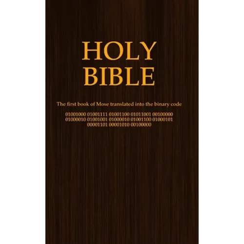 Holy Bible (binary code) - Hardcover