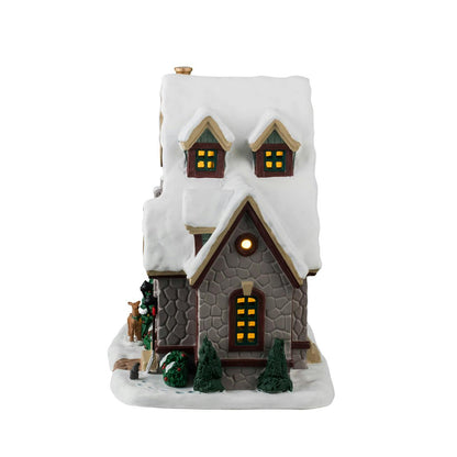 White Christmas House