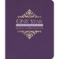 The One Year Chronological Bible Expressions NLT (Leatherlike, Imperial Purple) - Imitation Leather
