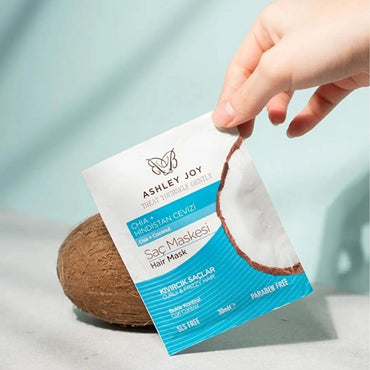 Ashley Joy Curl Control Hair Mask: Define Curls, Reduce Frizz & Repair with Chia & Flax Seed - Moisturizing Natural Hair Mask