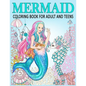 Mermaid Coloring Book for Adult and Teens: Relax, Recharge and Refresh Yourself Cute Mermaids, Fantasy Creatures Coloring for Stress Relief, Mediation - Paperback