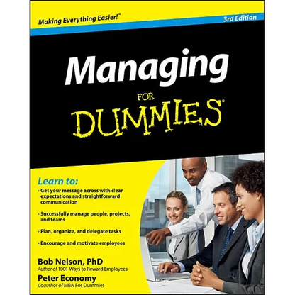 Managing for Dummies 3e - Paperback